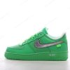 Billige Sko Nike Air Force 1 Low 07 Off-White ‘Grøn Sølv’ DX1419-300