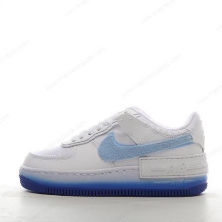 Billige Sko Nike Air Force 1 Low Shadow ‘Hvid Blå’ FJ4567-100