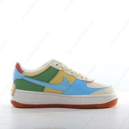 Billige Sko Nike Air Force 1 Low Shadow ‘Hvid Brun Grøn Blå’ DZ1847-103