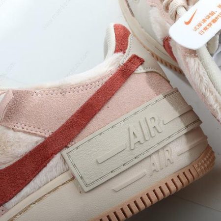 Billige Sko Nike Air Force 1 Low Shadow ‘Pink Hvid Rød’ DZ4705-200