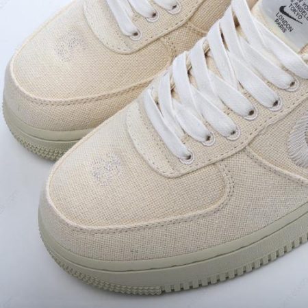 Billige Sko Nike Air Force 1 Low Stussy ‘Hvid’ CZ9084-200