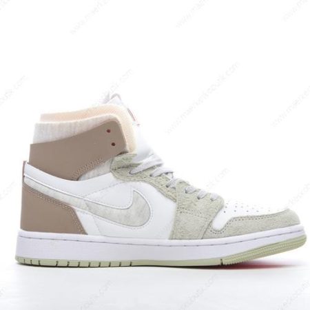 Billige Sko Nike Air Jordan 1 High Zoom Air CMFT ‘Hvid Grå Oliven’ CT0979-102