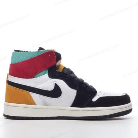 Billige Sko Nike Air Jordan 1 High Zoom Air CMFT ‘Sort Hvid Rød Orange Grøn’ CT0978-016