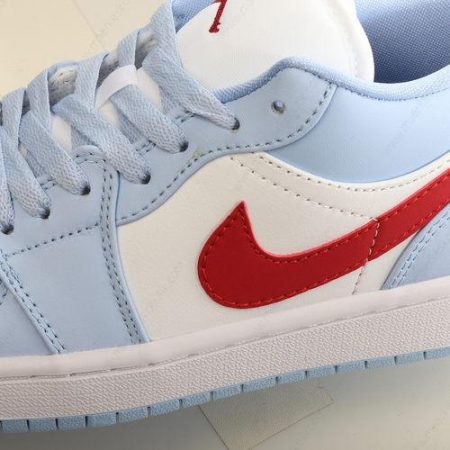 Billige Sko Nike Air Jordan 1 Low ‘Blå Grå Hvid Rød’ DC0774-164