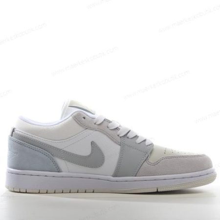 Billige Sko Nike Air Jordan 1 Low ‘Hvid Blå Grå’ CV3043-100