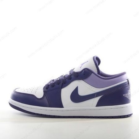 Billige Sko Nike Air Jordan 1 Low ‘Hvid Lyslilla’ DQ8423-515