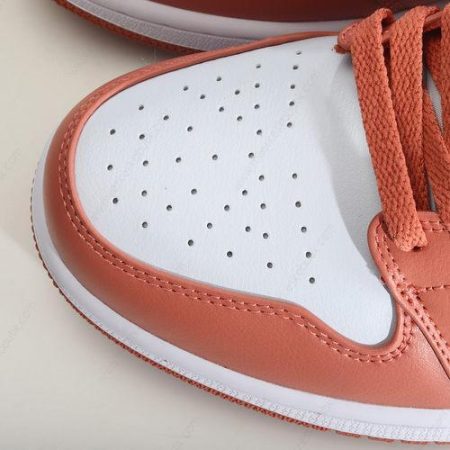 Billige Sko Nike Air Jordan 1 Low ‘Hvid Orange’ DC0774-080