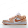 Billige Sko Nike Air Jordan 1 Low ‘Hvid Orange’ DC0774-801