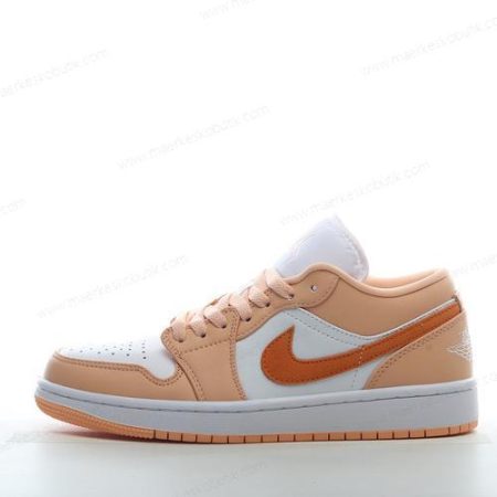 Billige Sko Nike Air Jordan 1 Low ‘Hvid Orange’ DC0774-801