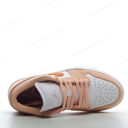 Billige Sko Nike Air Jordan 1 Low ‘Hvid Orange’ DC0774-801