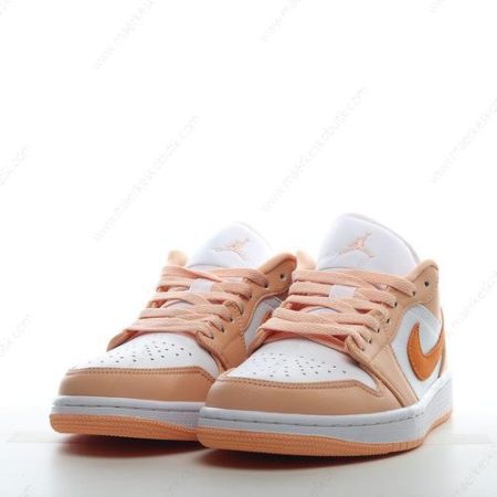 Billige Sko Nike Air Jordan 1 Low ‘Hvid Orange’ DC0774-801