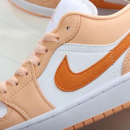 Billige Sko Nike Air Jordan 1 Low ‘Hvid Orange’ DC0774-801