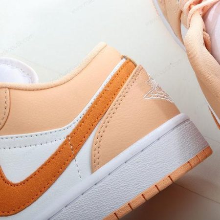 Billige Sko Nike Air Jordan 1 Low ‘Hvid Orange’ DC0774-801