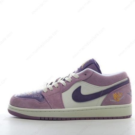 Billige Sko Nike Air Jordan 1 Low ‘Hvid Pink Lilla’ DR8057-500