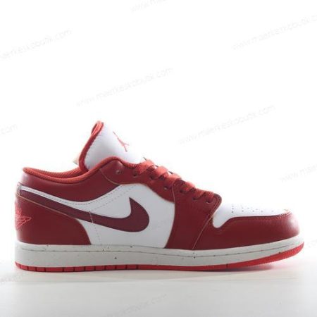 Billige Sko Nike Air Jordan 1 Low ‘Hvid Rød’ FJ3459-160