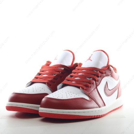 Billige Sko Nike Air Jordan 1 Low ‘Hvid Rød’ FJ3459-160