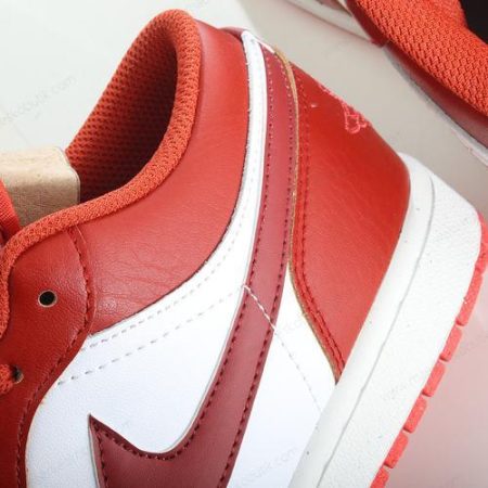 Billige Sko Nike Air Jordan 1 Low ‘Hvid Rød’ FJ3459-160