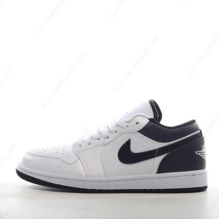 Billige Sko Nike Air Jordan 1 Low ‘Hvid Sort’ 553558-132