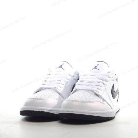 Billige Sko Nike Air Jordan 1 Low ‘Hvid Sort’ 553558-132