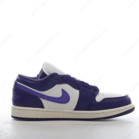 Billige Sko Nike Air Jordan 1 Low ‘Mørkeblå Hvid’ DC0774-502