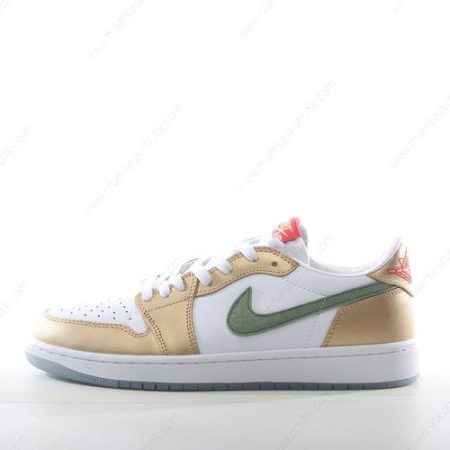 Billige Sko Nike Air Jordan 1 Low OG ‘Grønt Guld’ FQ6593-100