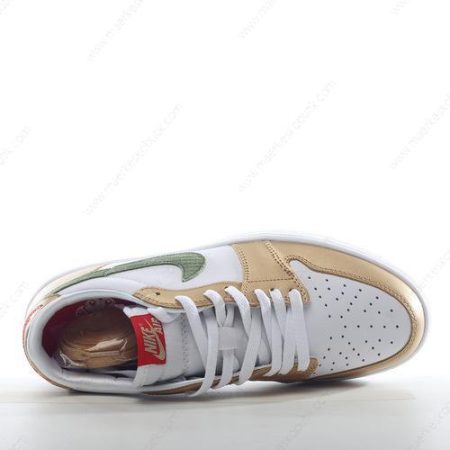 Billige Sko Nike Air Jordan 1 Low OG ‘Grønt Guld’ FQ6593-100