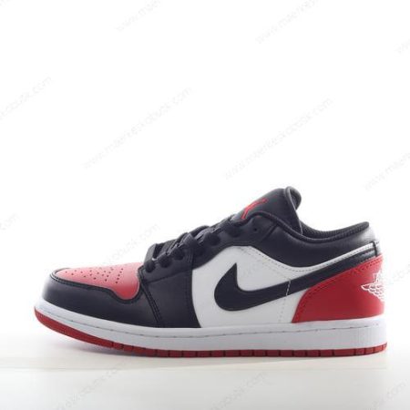 Billige Sko Nike Air Jordan 1 Low ‘Rød Hvid Sort’ 553558-612