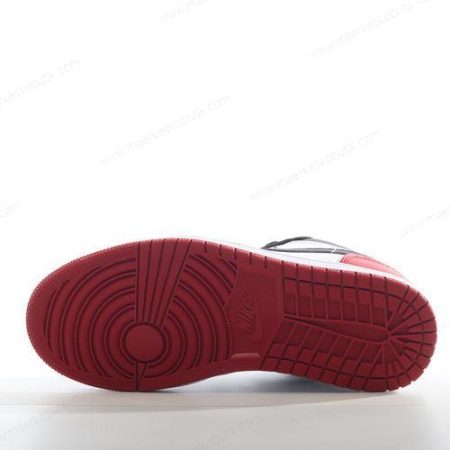 Billige Sko Nike Air Jordan 1 Low ‘Rød Hvid Sort’ 553558-612