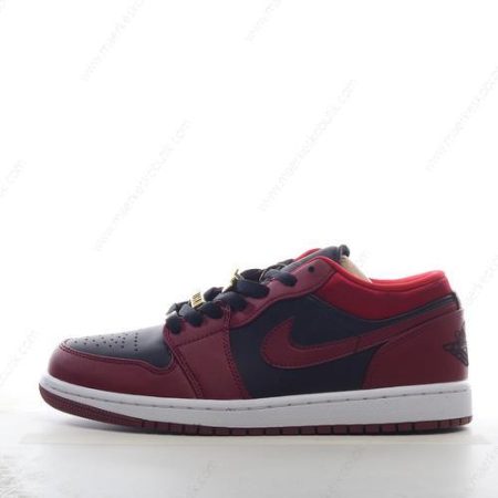 Billige Sko Nike Air Jordan 1 Low ‘Rød Sort Hvid’ 553558-605