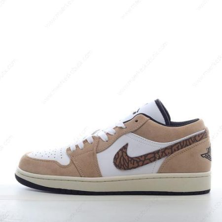 Billige Sko Nike Air Jordan 1 Low SE ‘Guld Hvid Sort’ DZ4130-201