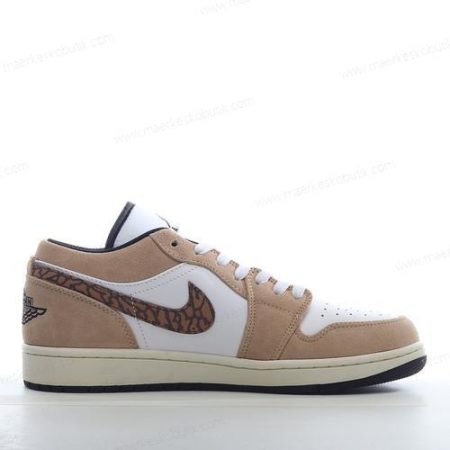 Billige Sko Nike Air Jordan 1 Low SE ‘Guld Hvid Sort’ DZ4130-201