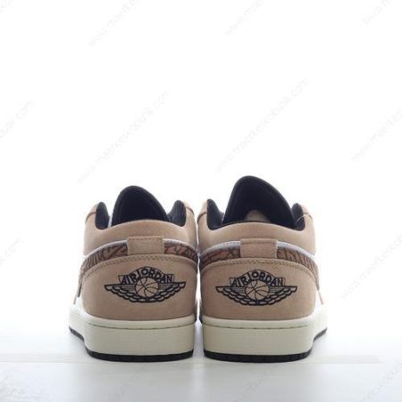 Billige Sko Nike Air Jordan 1 Low SE ‘Guld Hvid Sort’ DZ4130-201