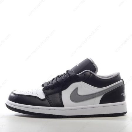 Billige Sko Nike Air Jordan 1 Low ‘Sort Grå Hvid’ 553558-040