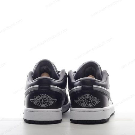 Billige Sko Nike Air Jordan 1 Low ‘Sort Grå Hvid’ 553558-040