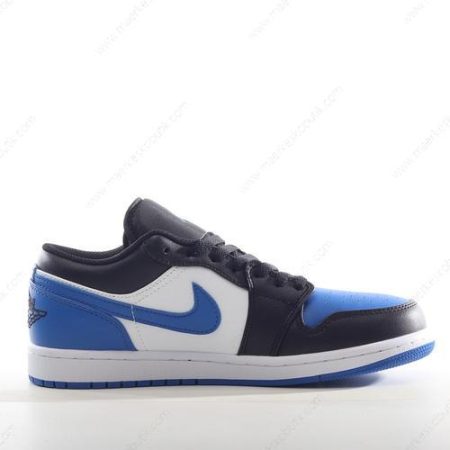 Billige Sko Nike Air Jordan 1 Low ‘Sort Hvid Kongeblå’ 553558-140