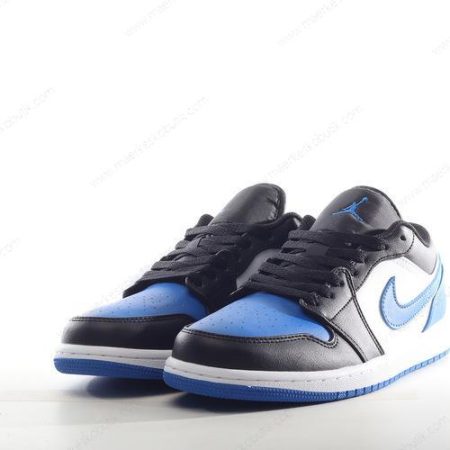 Billige Sko Nike Air Jordan 1 Low ‘Sort Hvid Kongeblå’ 553558-140