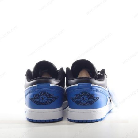 Billige Sko Nike Air Jordan 1 Low ‘Sort Hvid Kongeblå’ 553558-140