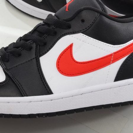 Billige Sko Nike Air Jordan 1 Low ‘Sort Rød Hvid’ 554724-075