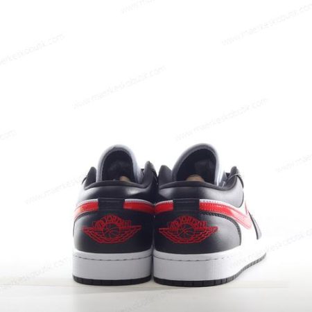 Billige Sko Nike Air Jordan 1 Low ‘Sort Rød Hvid’ DC0774-004