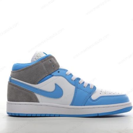 Billige Sko Nike Air Jordan 1 Mid ‘Blå Grå’ DX9276-100