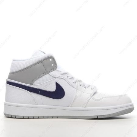 Billige Sko Nike Air Jordan 1 Mid ‘Grå Hvid Sort’ DR8038-100