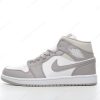 Billige Sko Nike Air Jordan 1 Mid ‘Hvid’ 554724-082