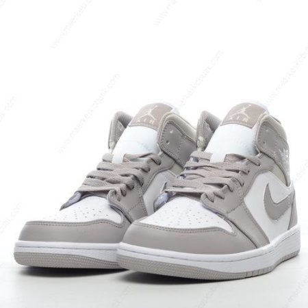 Billige Sko Nike Air Jordan 1 Mid ‘Hvid’ 554724-082