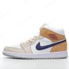 Billige Sko Nike Air Jordan 1 Mid ‘Hvid Kaki’ DO6726-100