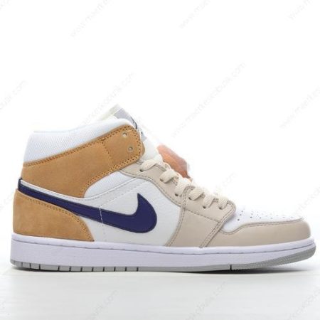 Billige Sko Nike Air Jordan 1 Mid ‘Hvid Kaki’ DO6726-100