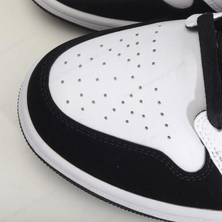 Billige Sko Nike Air Jordan 1 Mid ‘Hvid Sort’ 554725-113