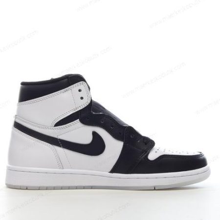 Billige Sko Nike Air Jordan 1 Mid ‘Hvid Sort’ DH6933-100