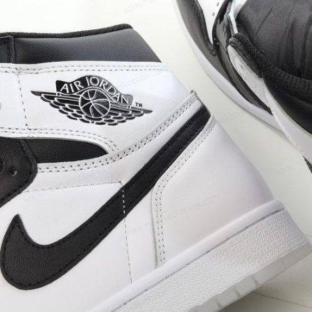 Billige Sko Nike Air Jordan 1 Mid ‘Hvid Sort’ DH6933-100