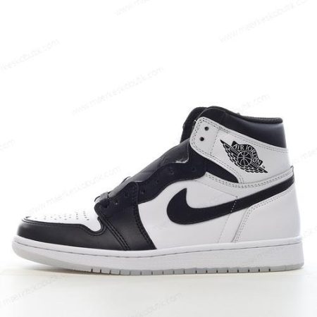 Billige Sko Nike Air Jordan 1 Mid ‘Hvid Sort’ DH6933-100