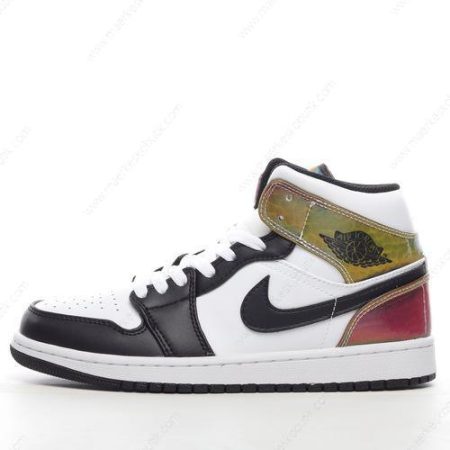 Billige Sko Nike Air Jordan 1 Mid ‘Hvid Sort’ DM7802-100